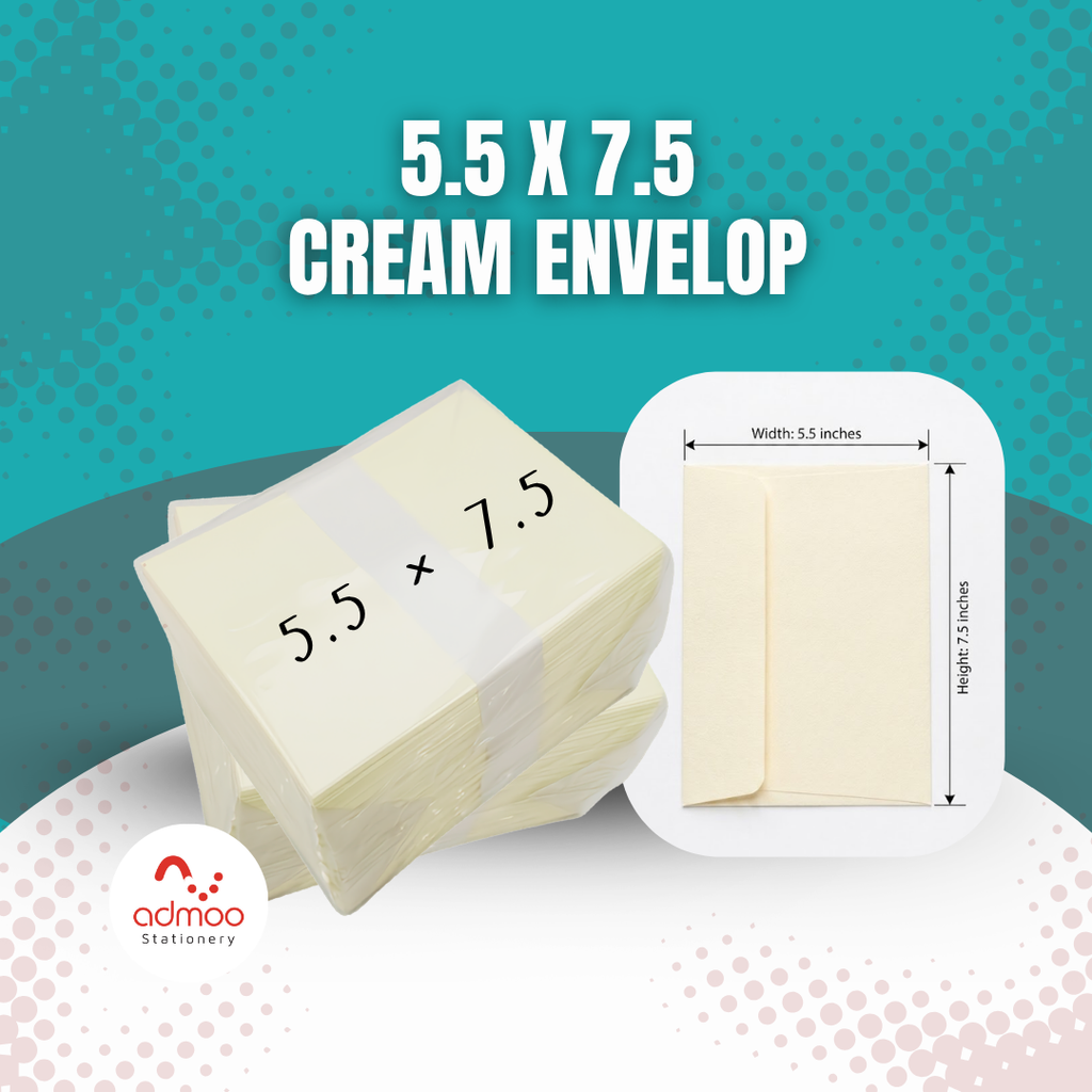 5.5x7.5 Envelope - Cream