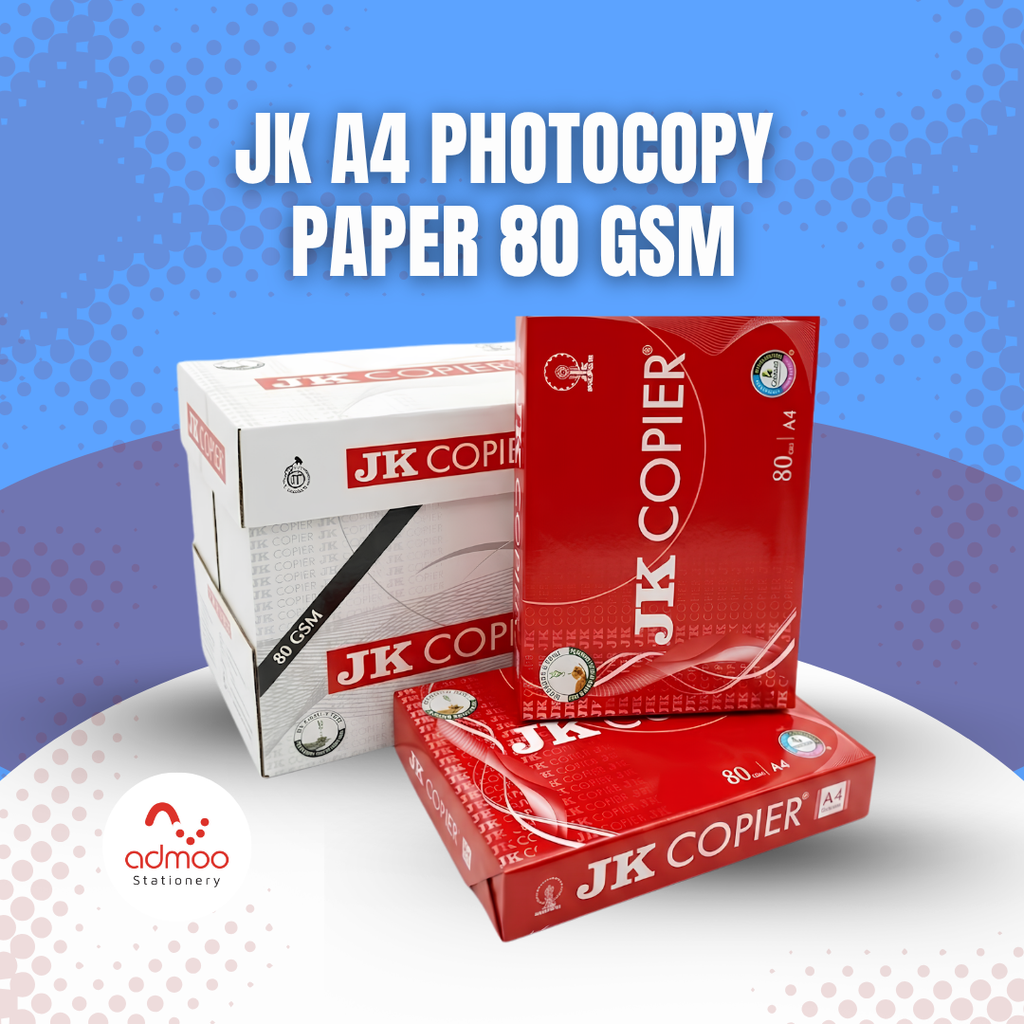 A4 80GSM Branded White (JK)