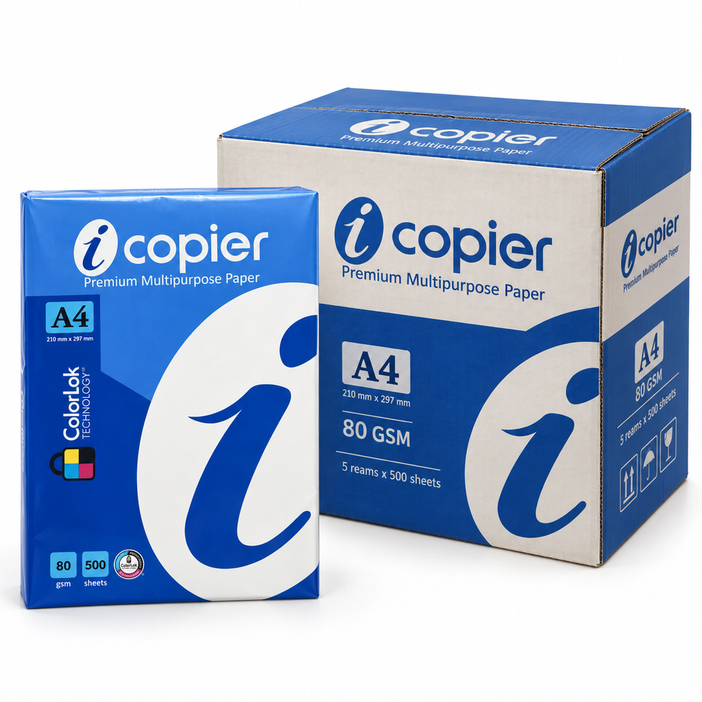 A4 80GSM Branded White - (ICopy)