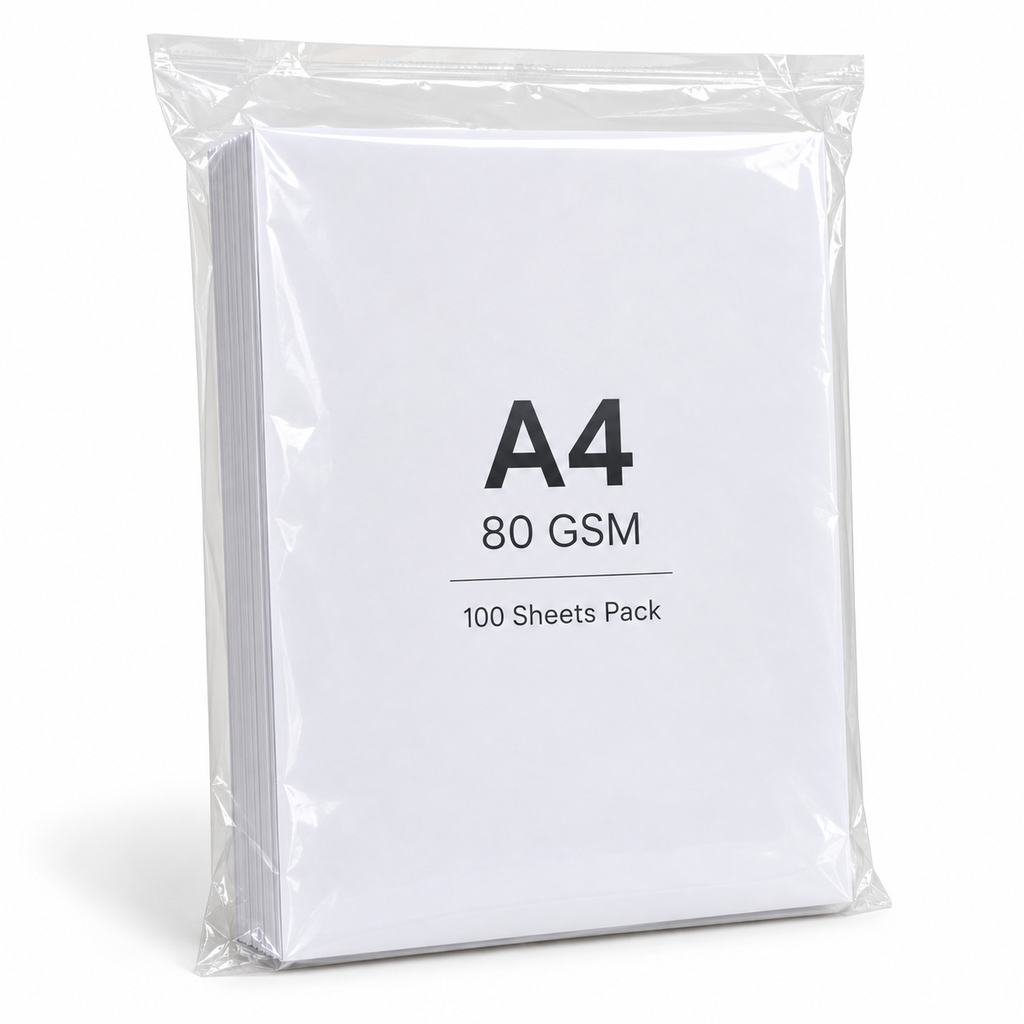 A4 80GSM White Paper – 100 Sheets Pack (Chenming)