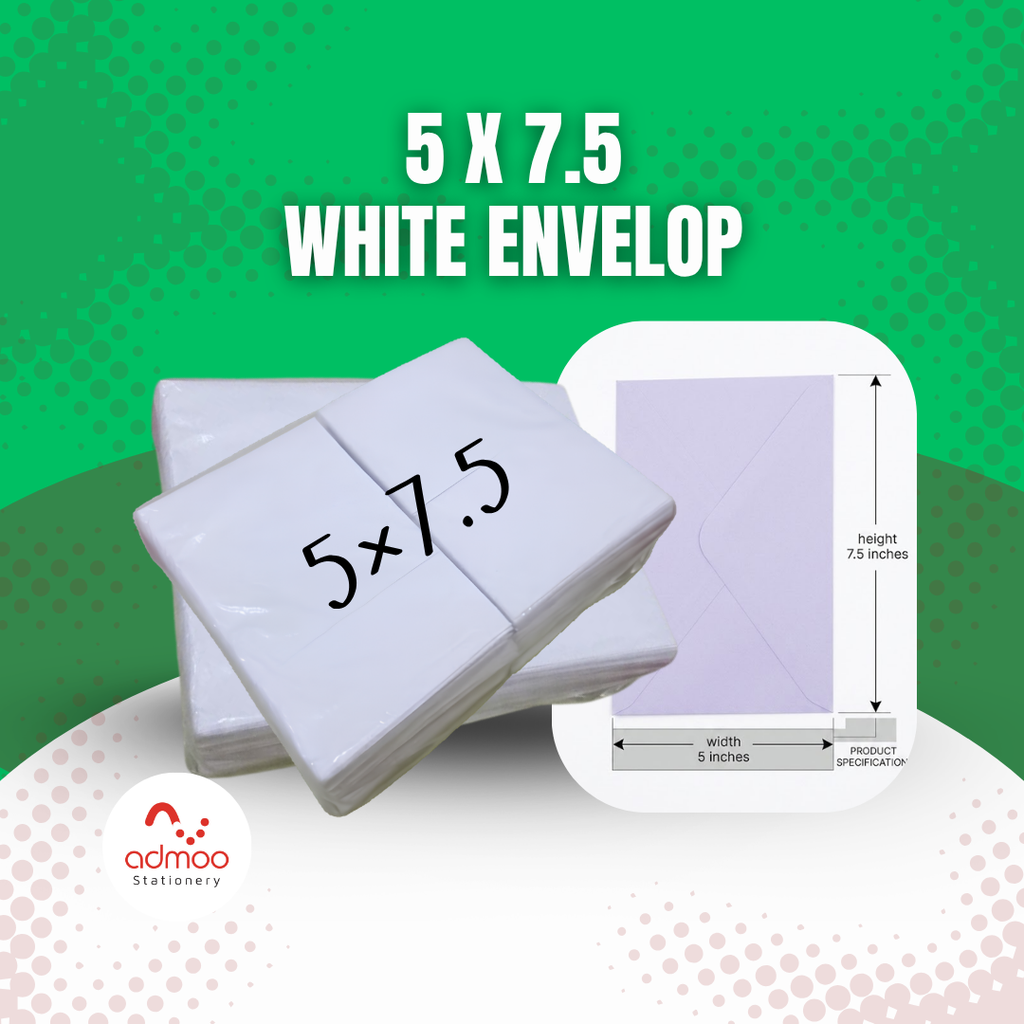[5575ENVWHT] 5x7.5 Envelope - White