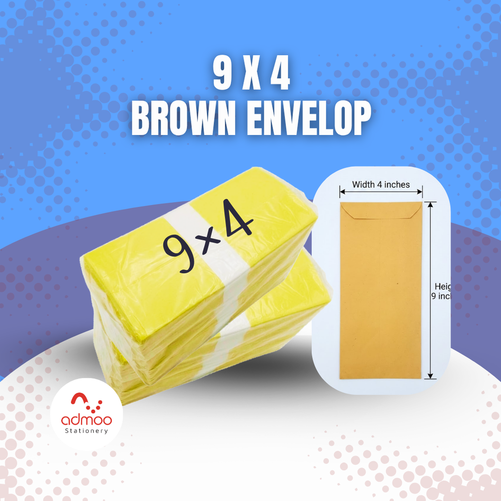 [94ENVBRN] 9x4 Envelope - Brown
